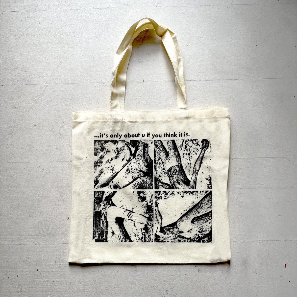 ...it's only about u - Canvas Tote Bag (Double Sided)