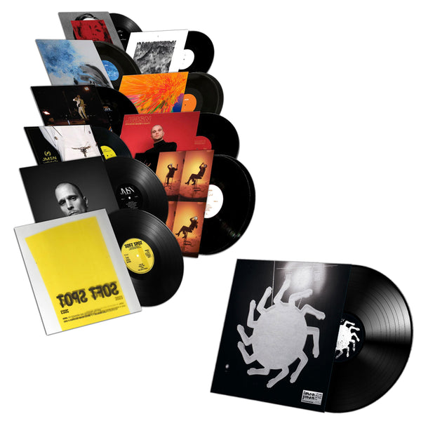 The full collection of 'JMSN' albums on vinyl featuring the new album "...it's only about u if you think it is."